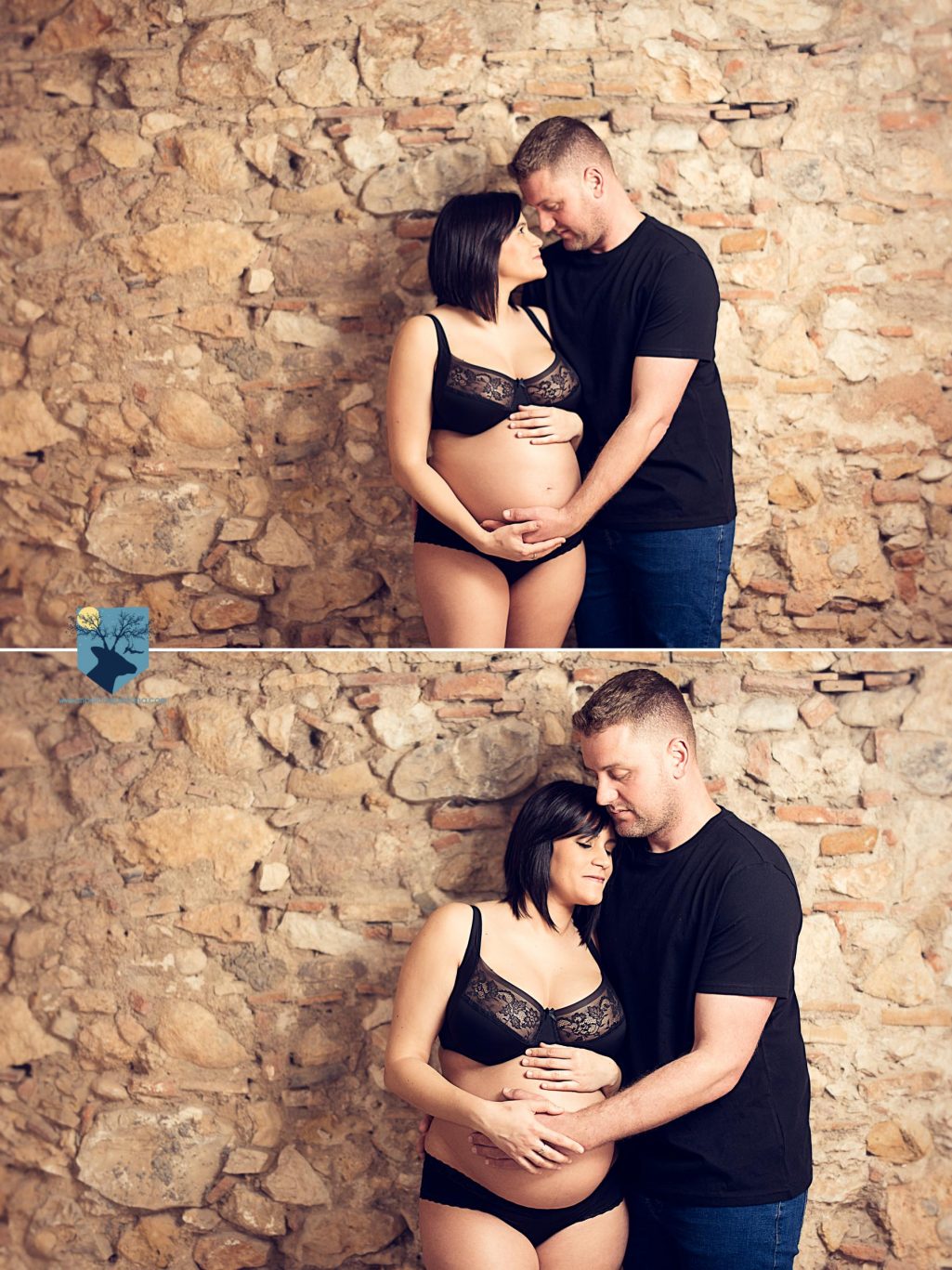 fotografia-girona-figueres emporda monica quintana familia retrato embarazo embarazada pareja amor estudio