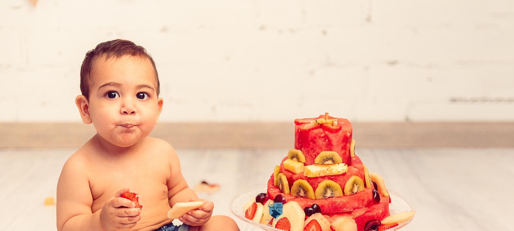fotografia, fotos, girona, figueres, emporda, monica, quintana, bebes, niños, familia, retrato, cumpleaños, un año, smash the cake, fruta, vegano, sano