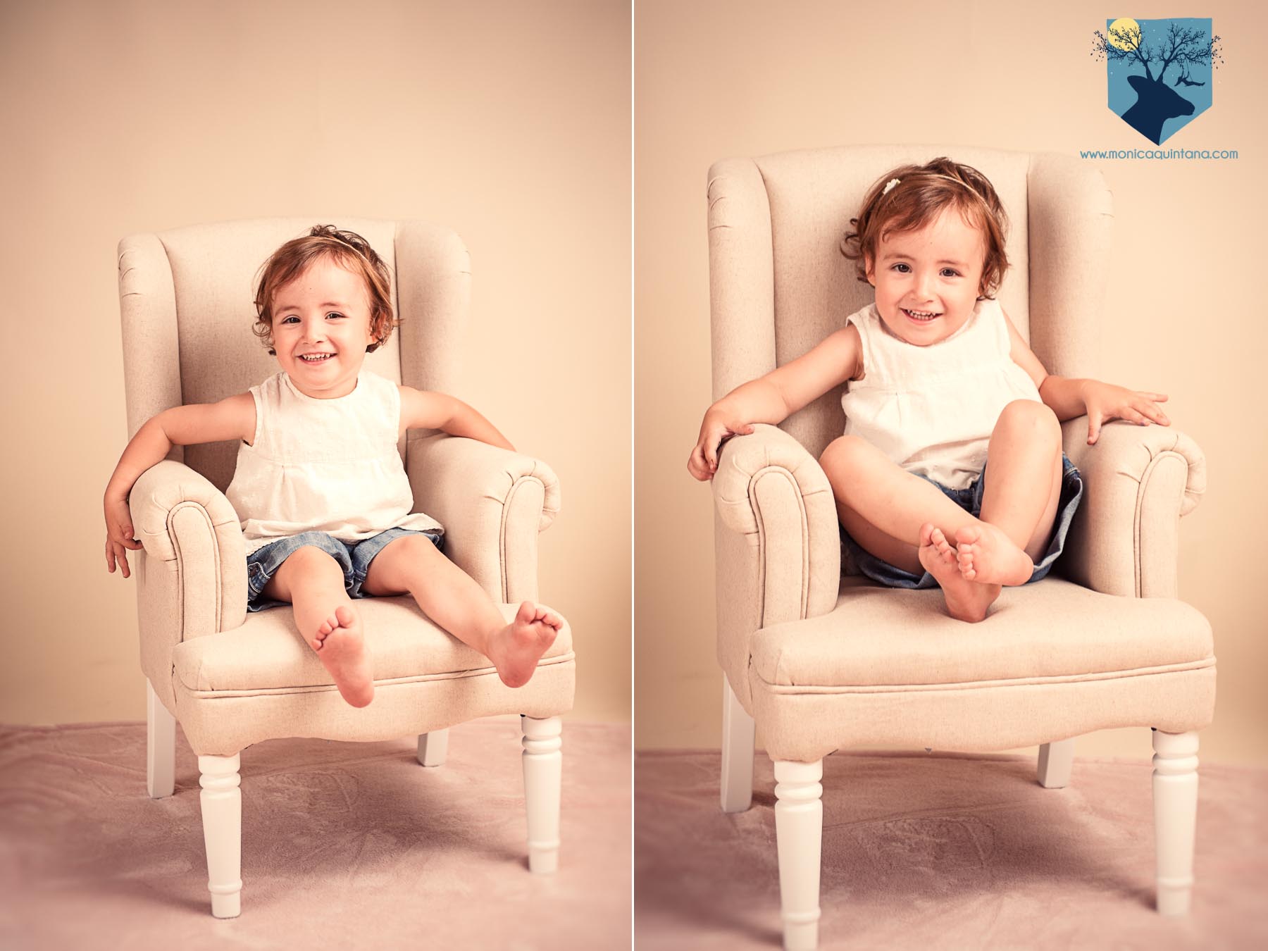 estudio de fotografia de familia con niños pequeños en Figueres, Girona