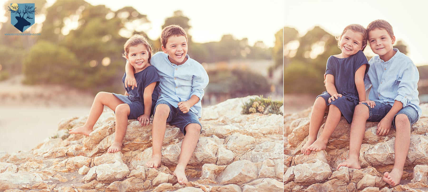 fotografia, fotos, girona, figueres, emporda, monica quintana, niños, familia, retrato, hermanos, naturaleza, exterior, playa, escala,