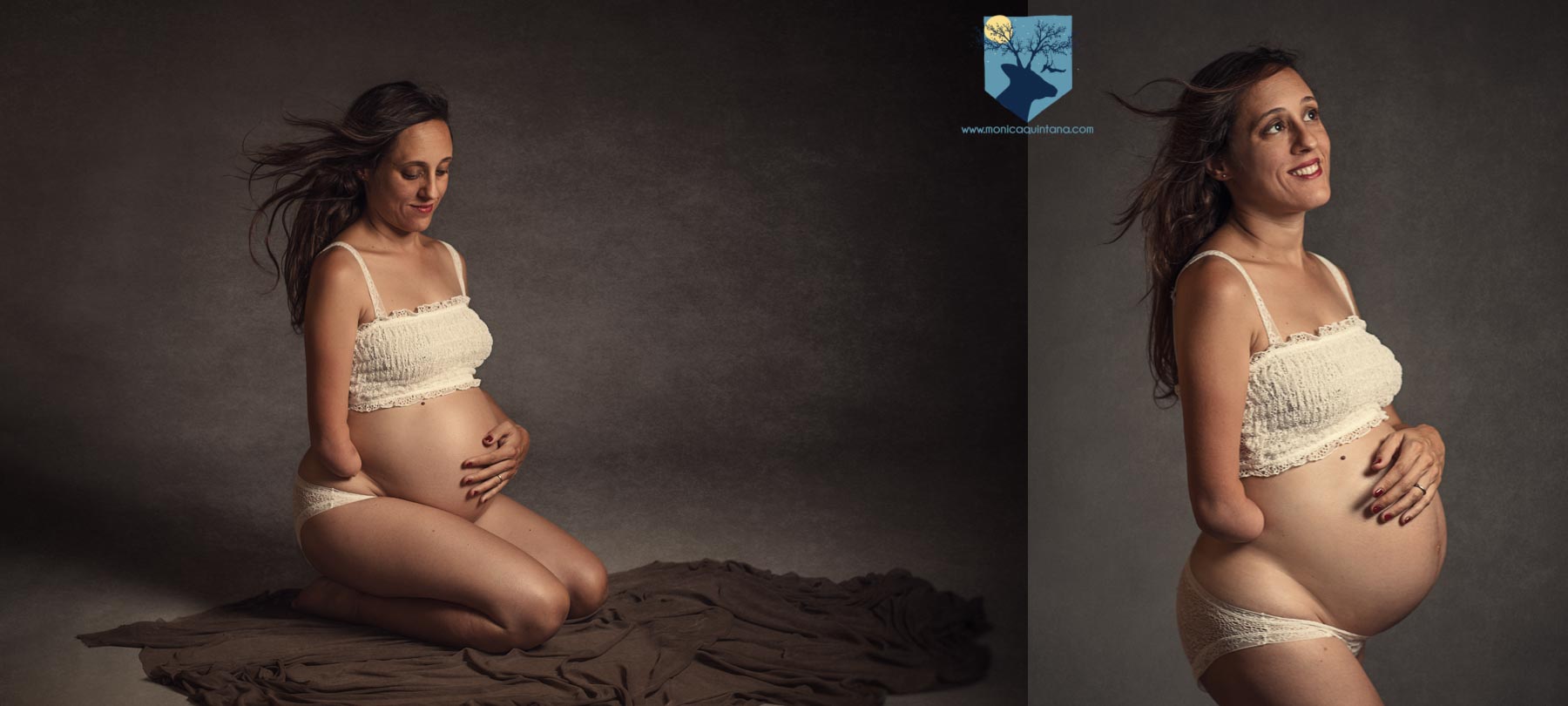 fotografia, girona, figueres, emporda, monica quintana, familia, retrato, embarazo, estudio